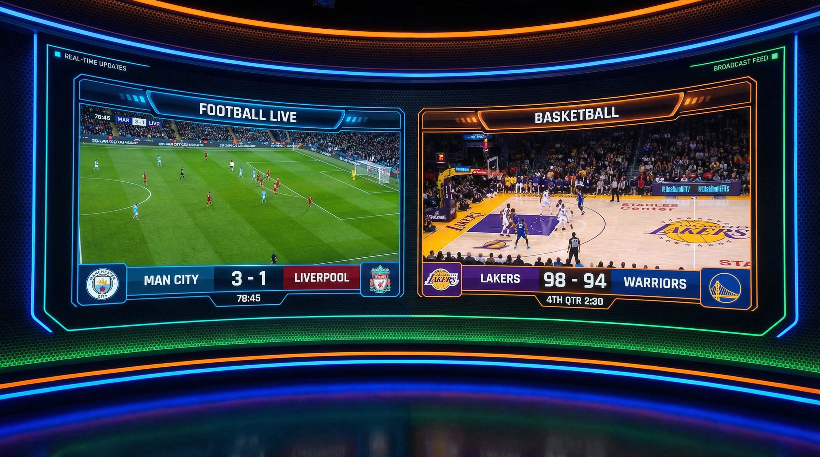 实时比分显示屏